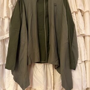 Blank NYC Dark Olive Women's Cape Jacket